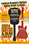 2024 Central Oregon Guitar and Gear Swap Meet Vendor Table