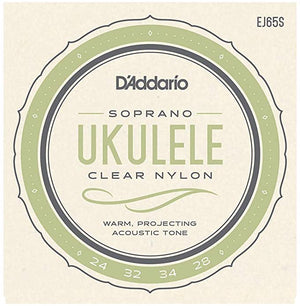 D'Addario EJ65S Pro Arté Soprano Strings, Clear Nylon