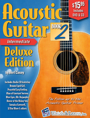 Acoustic Guitar Book 2 Deluxe Edition Intermediate with DVD and CD