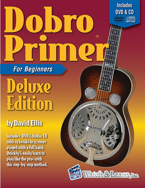 Dobro Primer Book For Beginners Deluxe Edition with DVD and 2 CDs