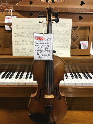 Nicolai Amati 4/4 Violin W/Bow and Case Mid 1800s USED