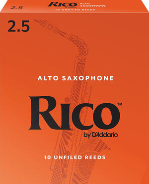 Rico Alto Saxophone Reed 2.5 (Single Reed)