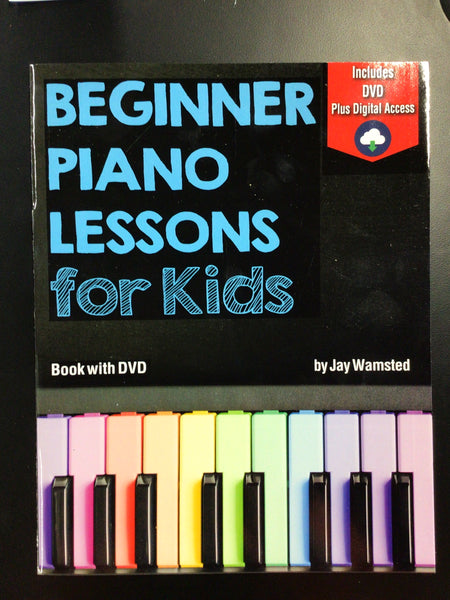 Beginner Piano Lessons For Kids book with dvd β Sunday Guitars