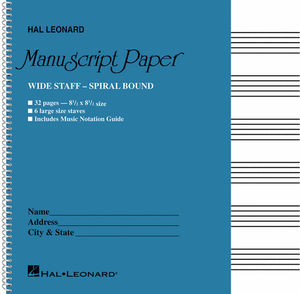 Hal Leonard Manuscript Paper