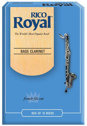 Rico Royal Reed Bass Clarinet 2.5 (Single Reed)