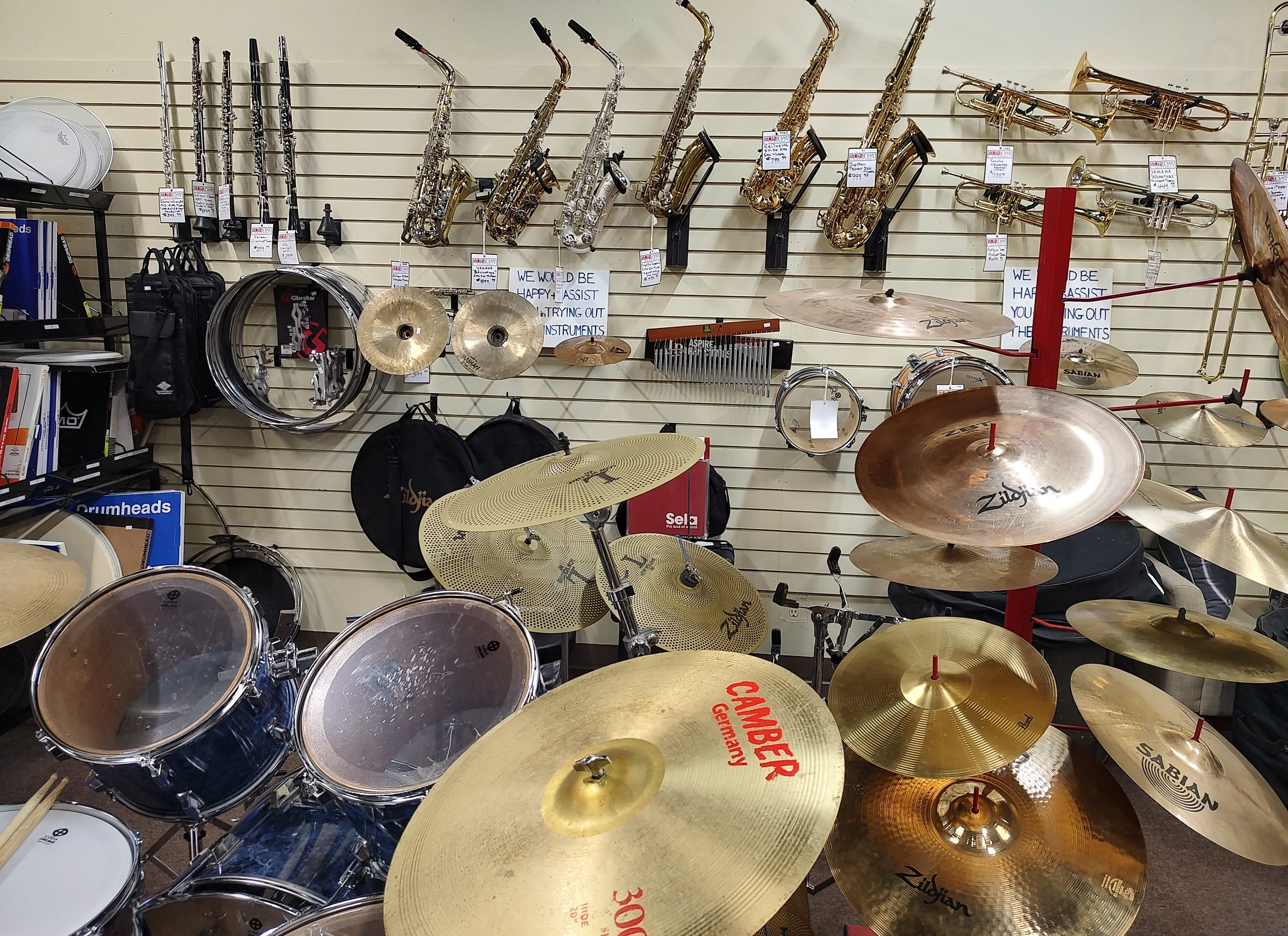 Band Instruments available for purchase or rent!