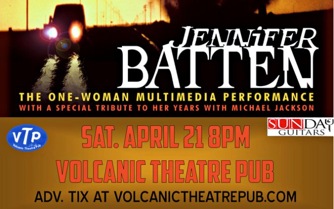 Jennifer Batten LIVE at Volcanic Theater Pub
