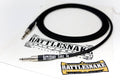 Rattlesnake 10’ S/S Black Weave Guitar Cable