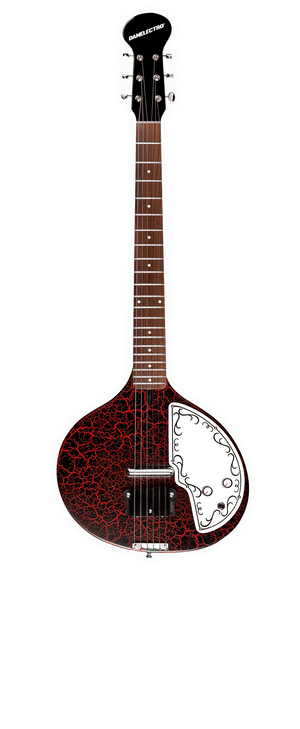 Danelectro Baby Sitar Red Crackle