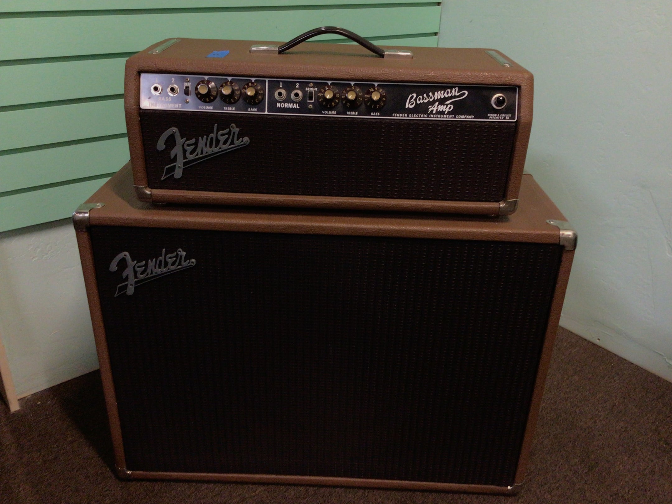 Fender Bassman Amp Head And Cab 1970 Vintage Sunday Guitars