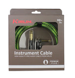 Kirlin Instrument Cable 10ft Various Colors