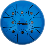 Amahi 12in Steel Tongue Drum W/GB