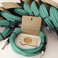 Rattlesnake 10’ Retro Seafoam Weave Guitar Cable