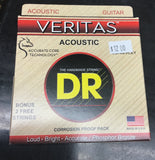 DR VTA 12-56 Light Veritas Phosphor Bronze Acoustic Guitar Strings