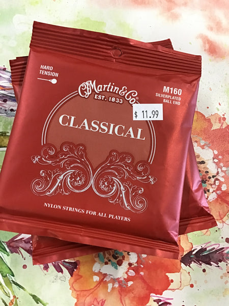 Martin & Co Classical strings hard tension M160 – Sunday Guitars