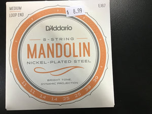 D Addario Medium Mandolin Loop Ends