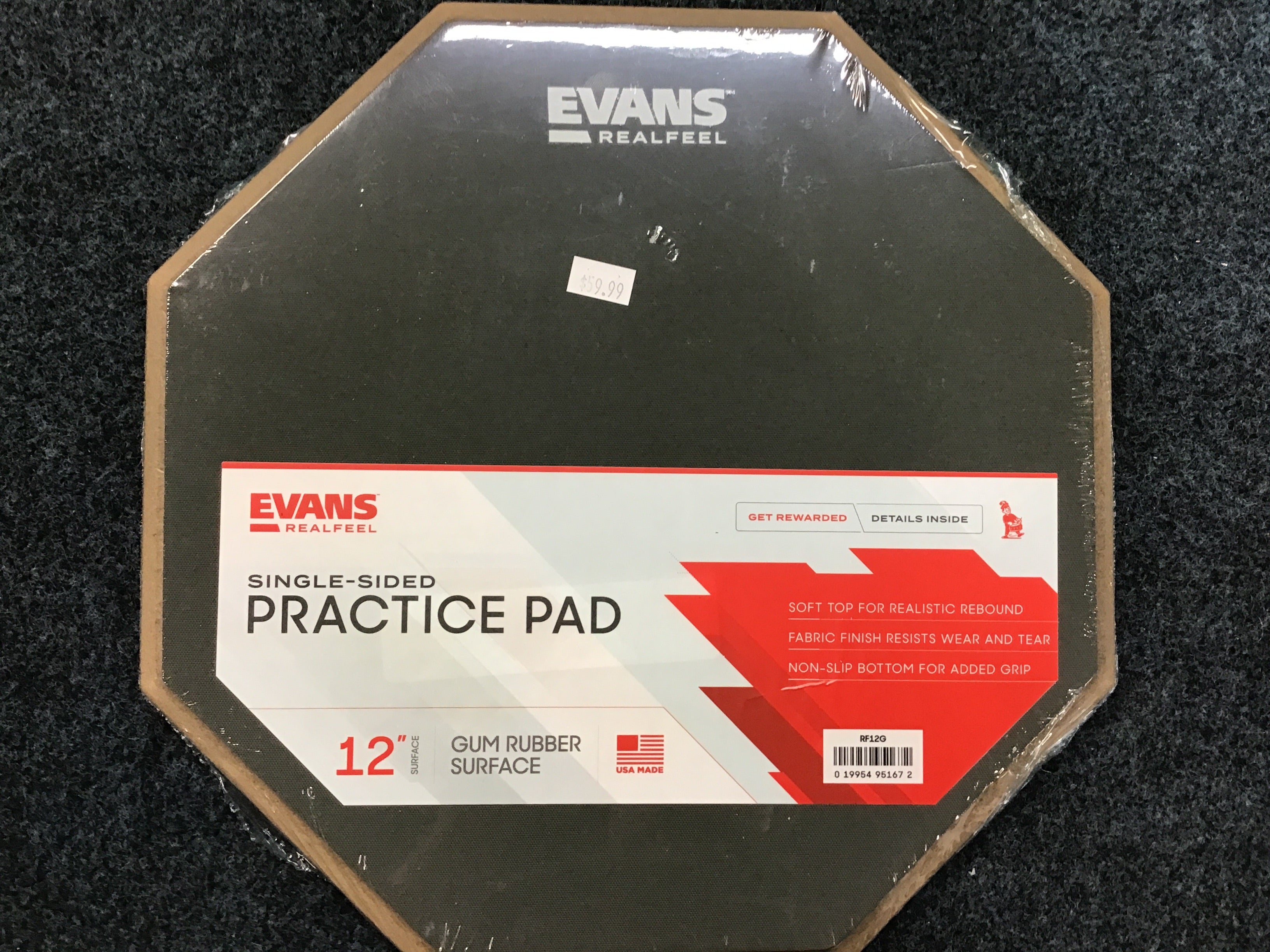 Evans Realfeel 7 in Practice Pad