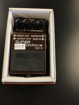 Boss OC3 Super Octave Pedal Used