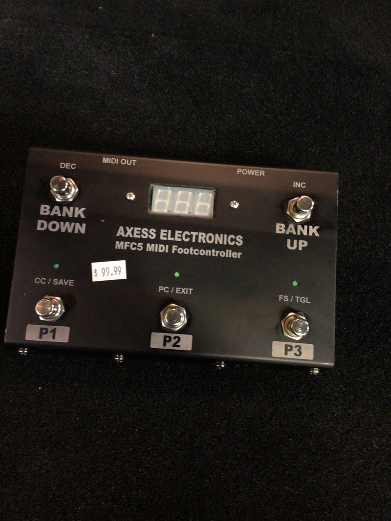 Axess Electronics MFC5 MIDI Footcontroller used – Sunday Guitars