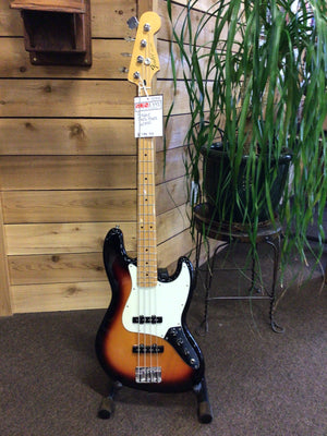 Fender MIM Jazz Bass 4 String Sunburst w/HSC USED