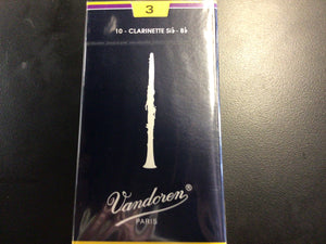 Vandoren Bb Clarinet Reeds 3 (Single Reed)