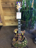 Sparka Custom Art Gold Leaf SG Electric Guitar