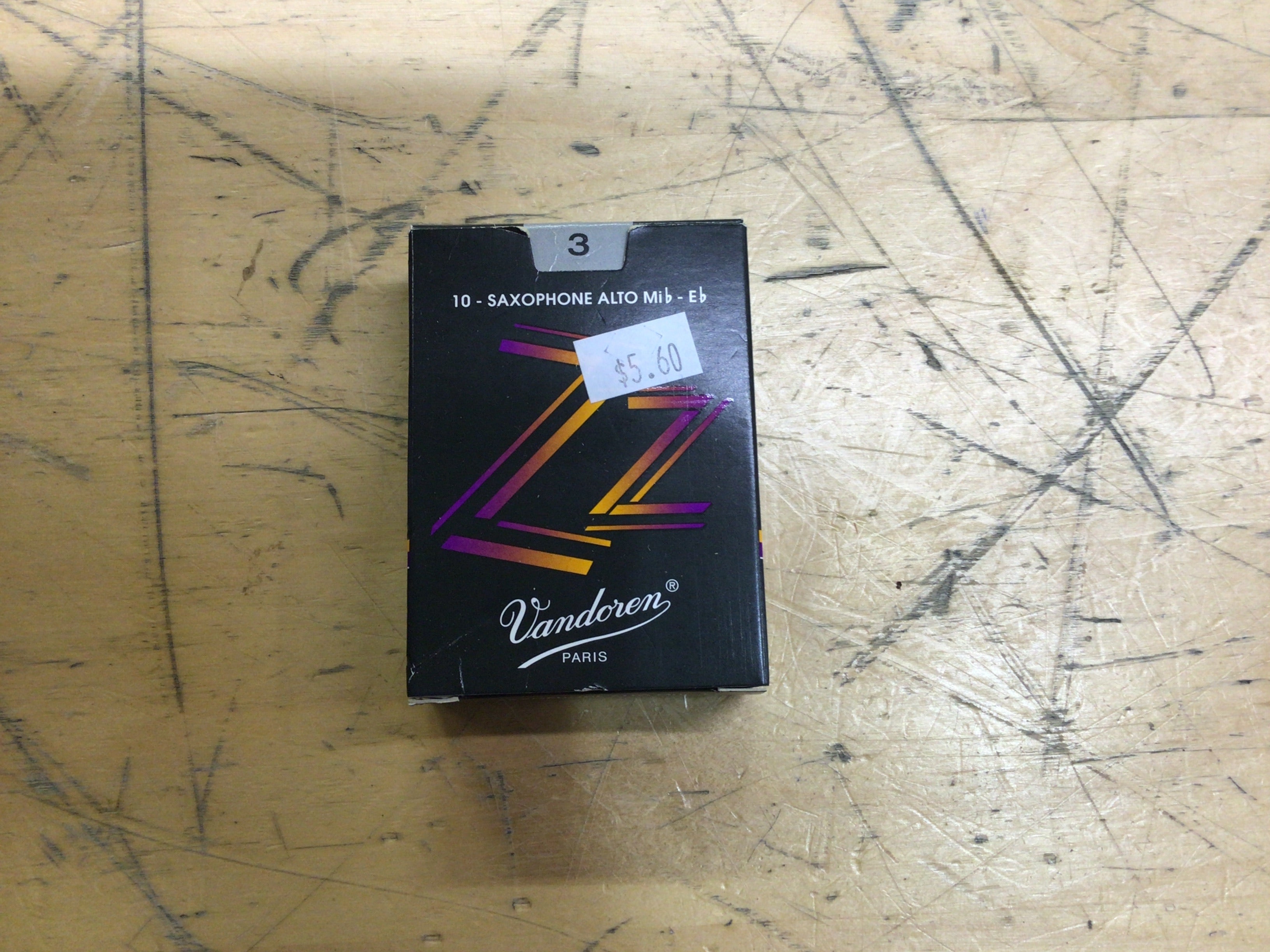 Vandoren Jazz Alto Sax Reed 3.0 (Single Reed)