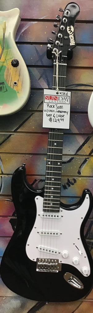 Rock Jam W/Case whammy Bar and Cable Used