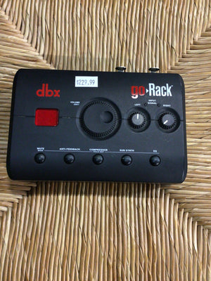 DBX go Rack Performance Processor feedback suppressor Used