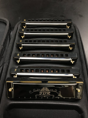 JDR Multiple Keys Harmonica Set