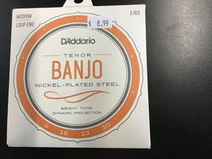 D Addario Tenor Banjo Nickel Strings (Copy)