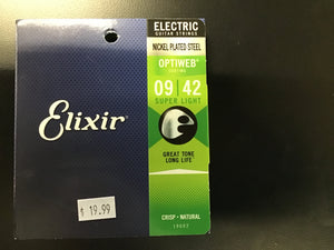 Elixir Electric 9/42 strings 19002