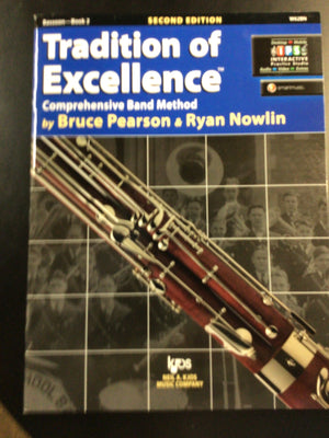 Tradition Of Excellence Bassoon Book 2