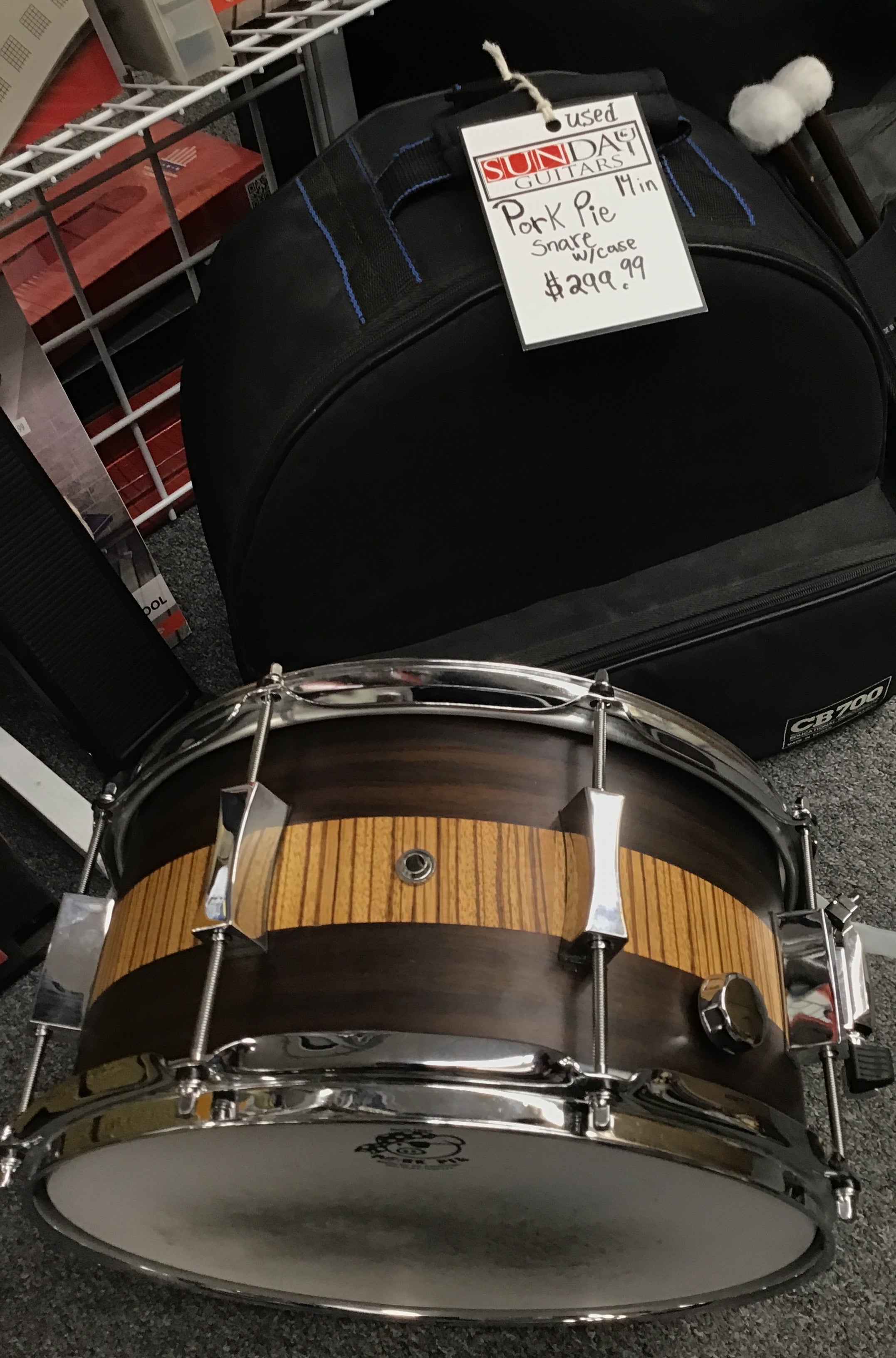 Pork Pie 14in Snare Used