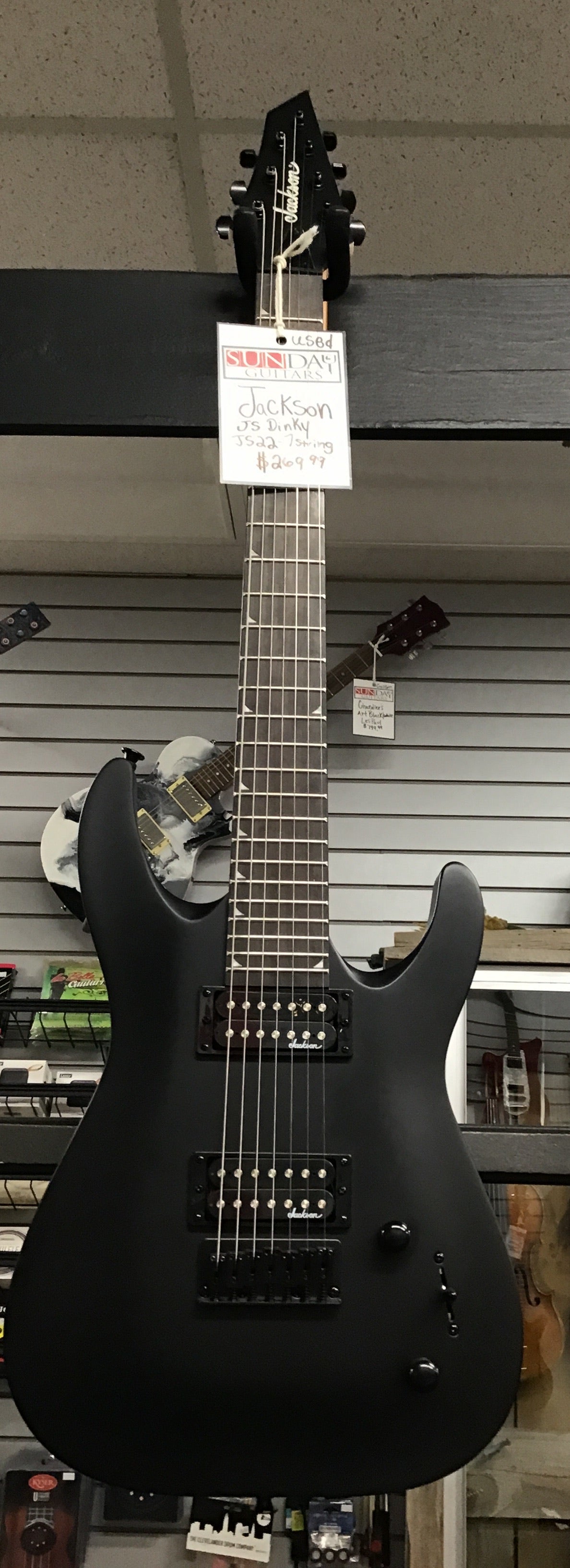 Jackson Dinky JS227DKAHT 7-string Guitar Used