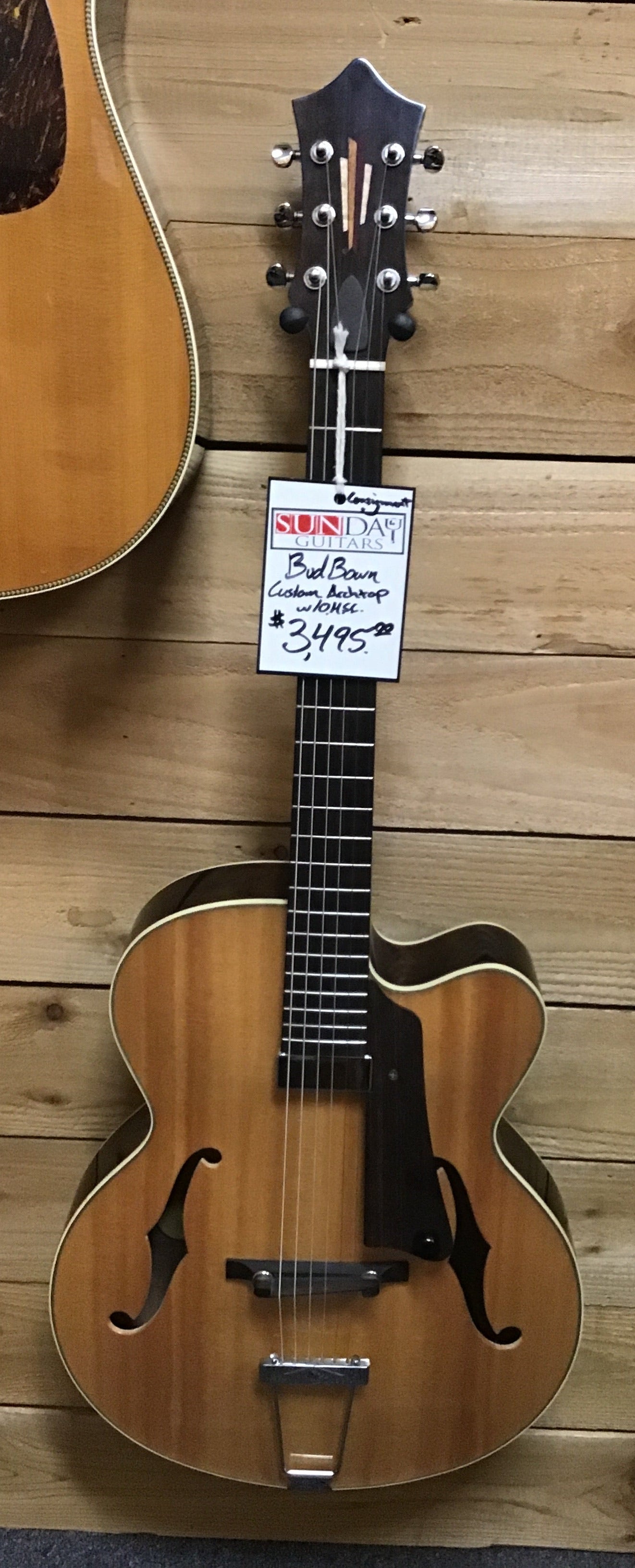 Bud Bown Custom Archtop Locally made W/OHSC Consignment