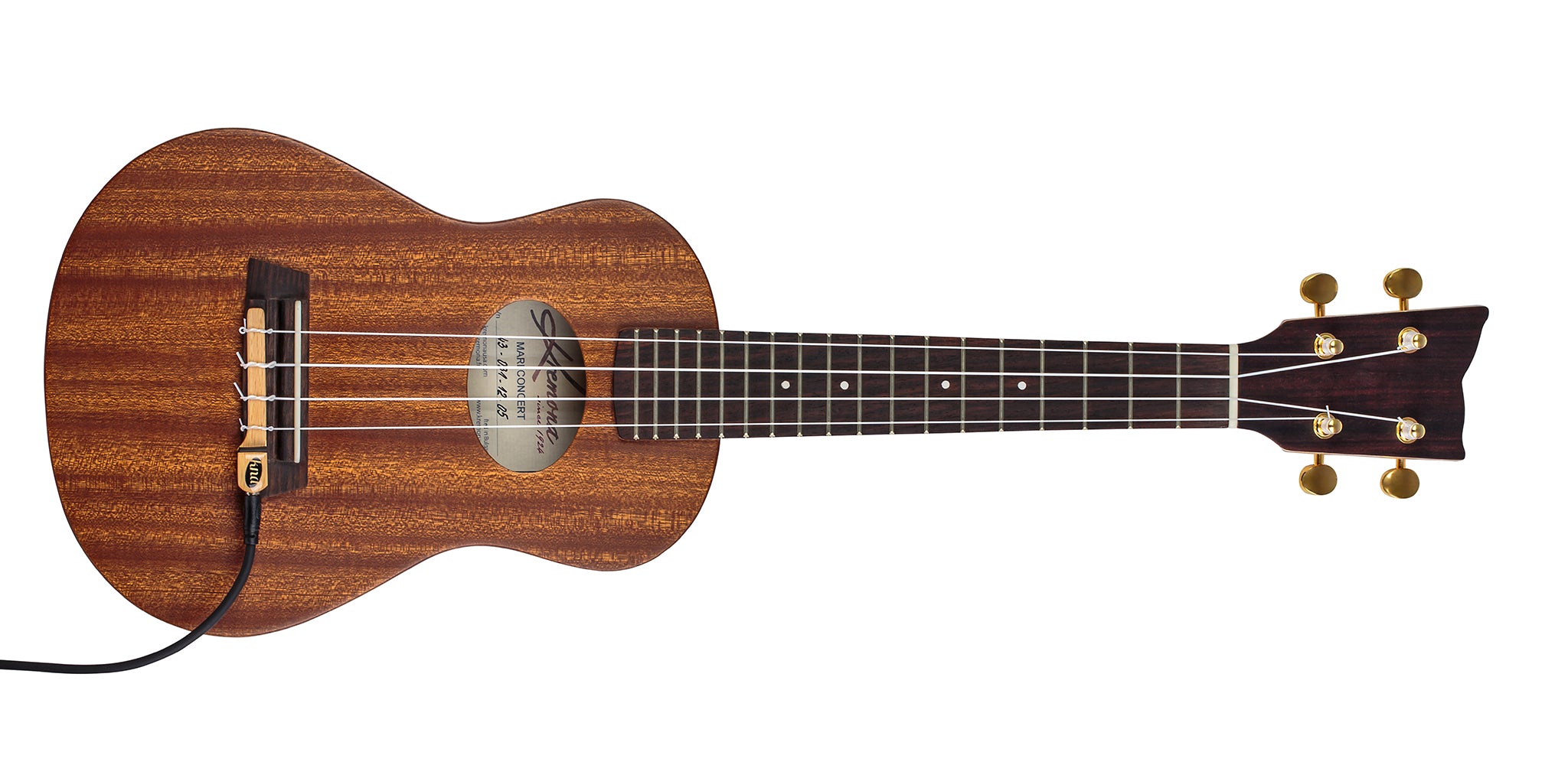 Kremona Mari Concert Ukulele w/KNA Pickup and HSC
