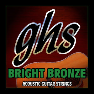 GHS 12's Bright Bronze Acoustic Guitar Strings