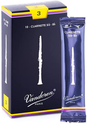 Vandoren CR103 Traditional Bb Clarinet Reeds 3 (Single Reed)