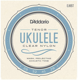 D'Addario EJ65T Pro Arté Tenor Strings, Clear Nylon