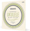 D'Addario EJ53S Pro Arté Rectified Soprano Ukulele Strings, Black Nylon