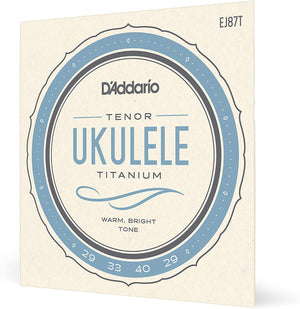 D Addario EJ87T Tenor Ukulele Strings, Titanium