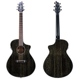 Breedlove Rainforest S Concert Blk Gold CE w/G.B.