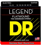 DR FL12 Medium Legend Flatwound 12 52 Electric Guitar Strings