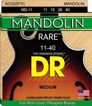 DR MD11 Rare 11 40 Medium Mandolin Strings