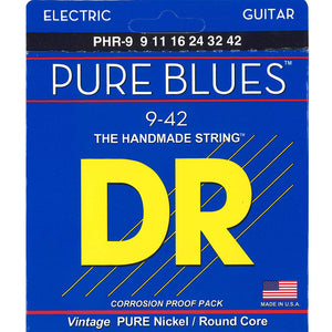 DR PHR9 Light Pure Blues 9 42 Electric Guitar Strings