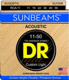 DR RCA11 Custom Light Sunbeams Phosphor Bronze Acoustic Guitar Strings