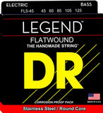DR FL545 Legend Flatwound 5 String 45 125 Electric Bass Strings