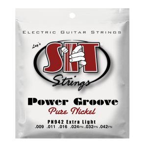 SIT PN942 Extra Light Power Groove Pure Nickel Electric Guitar Strings