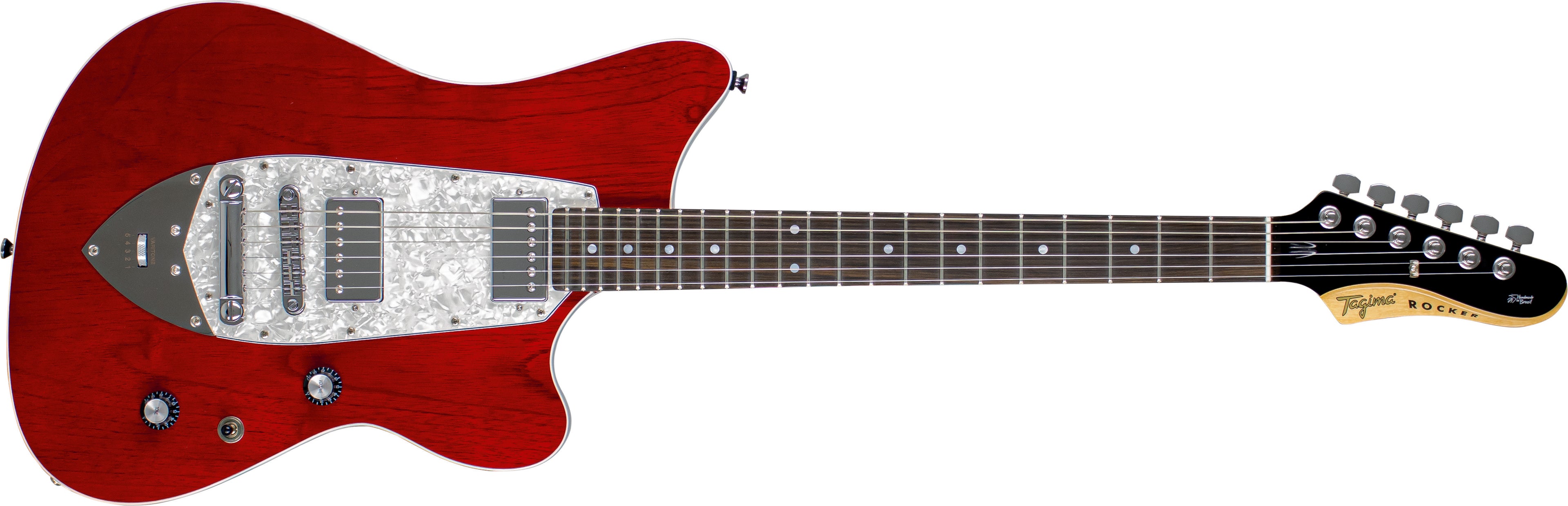 Tagima Brazil Series Jet Blues Rocker Cosmos Transparent Red w/HSC